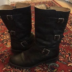 Frye Jayden Moto cuff buckle boots